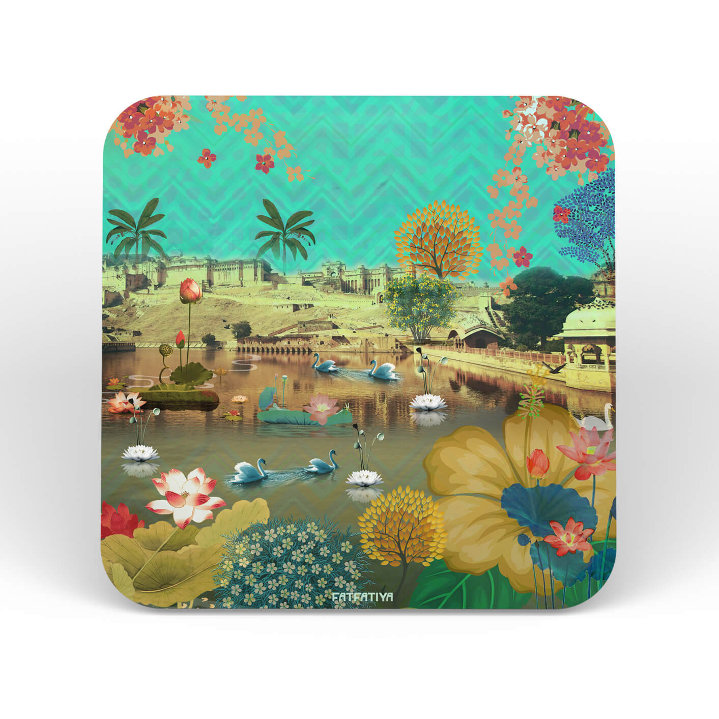 Cultural Trip Tea Coaster Set of 6 Piece
