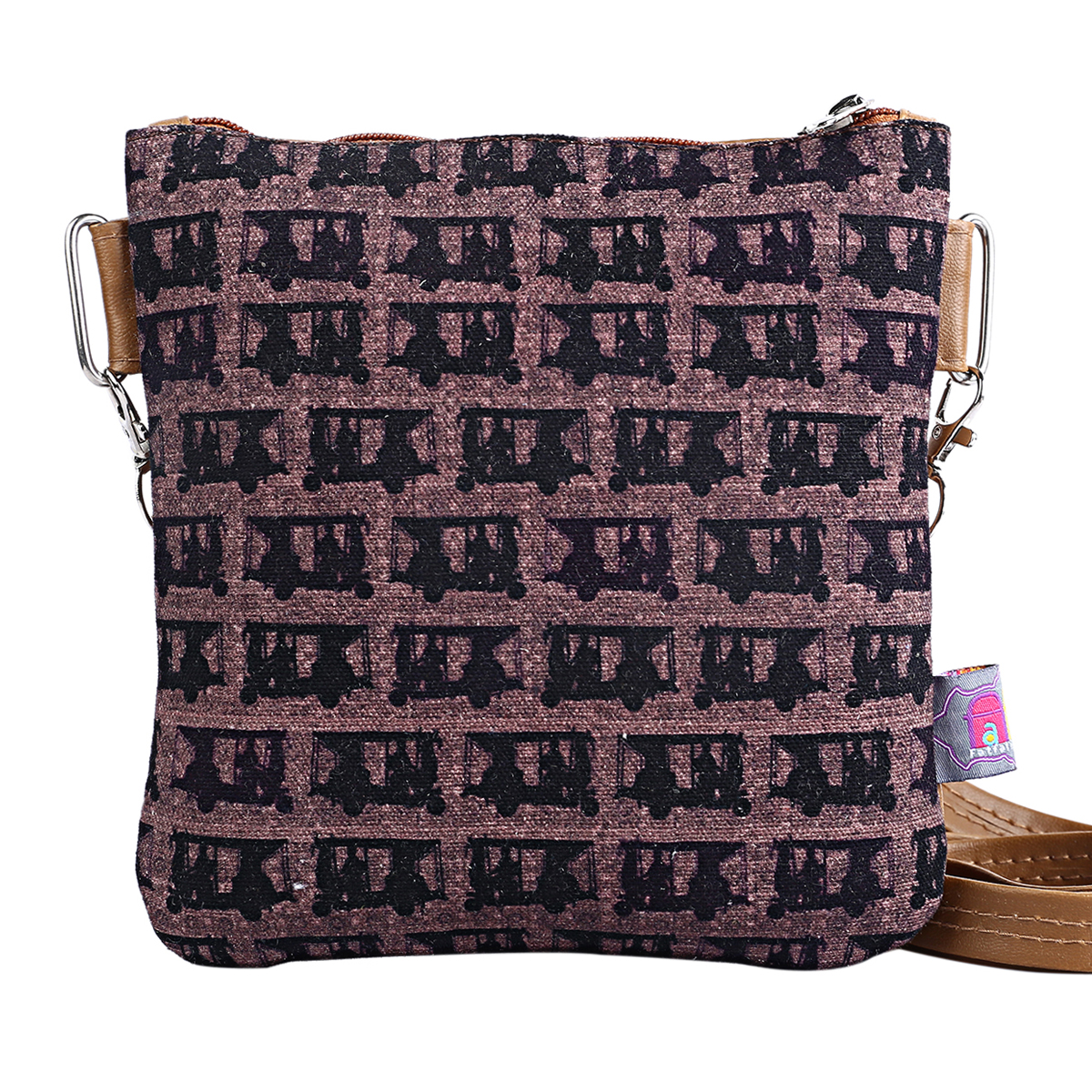 Auto Pattern Designer Canvas Sling Bag