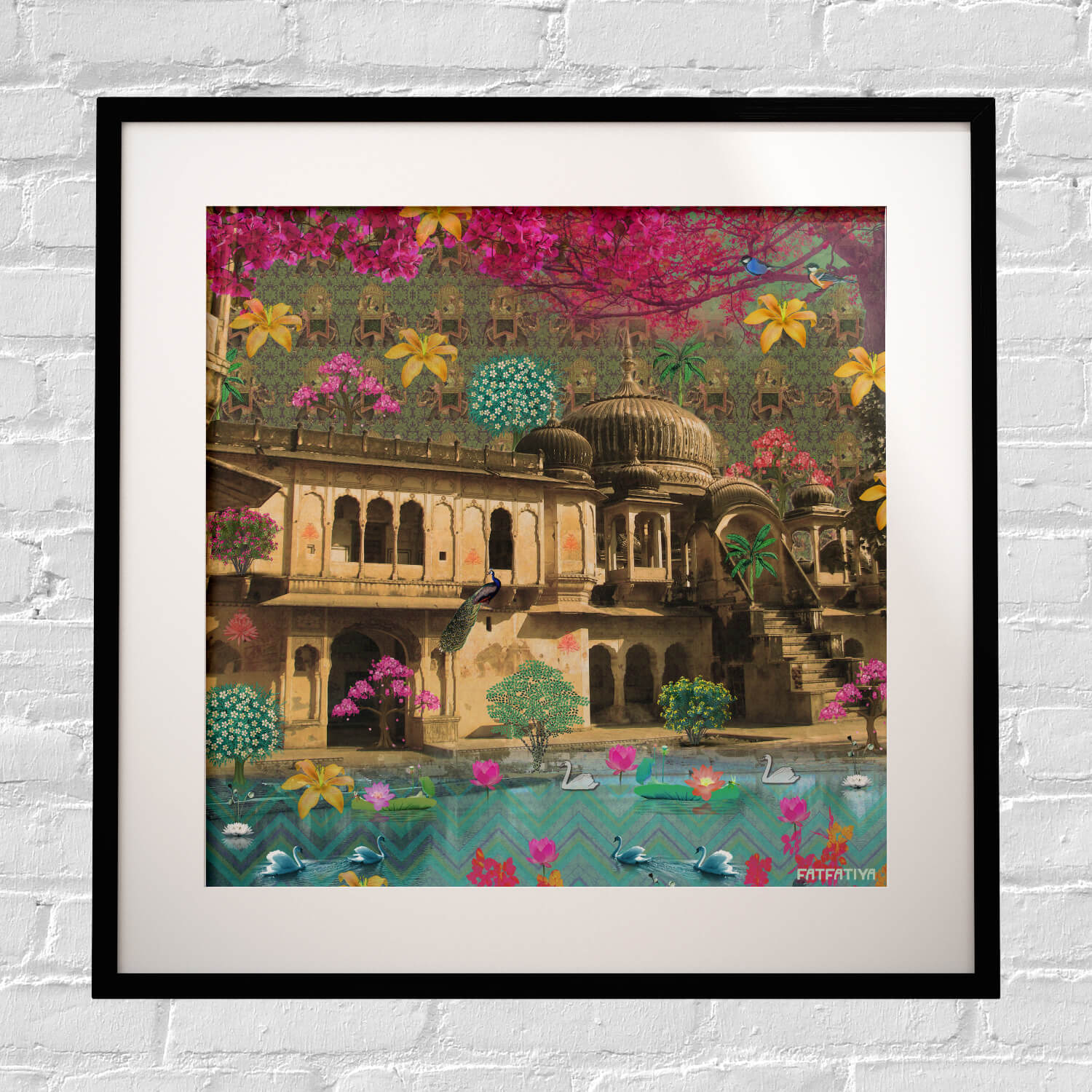 Beautiful Rajasthani Haveli Framed Wall Art Print