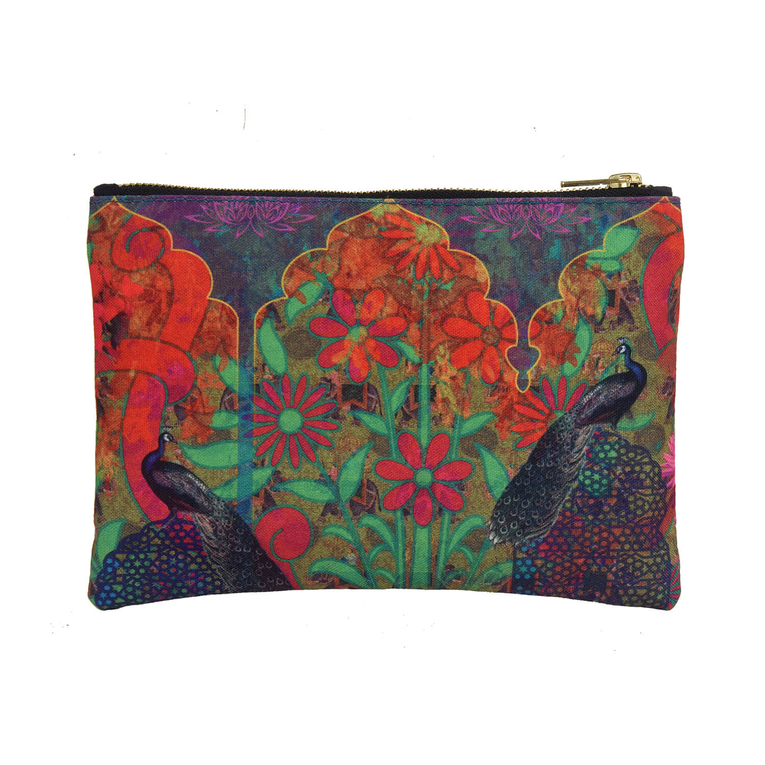 Two Peacock Multi Utility Pouch