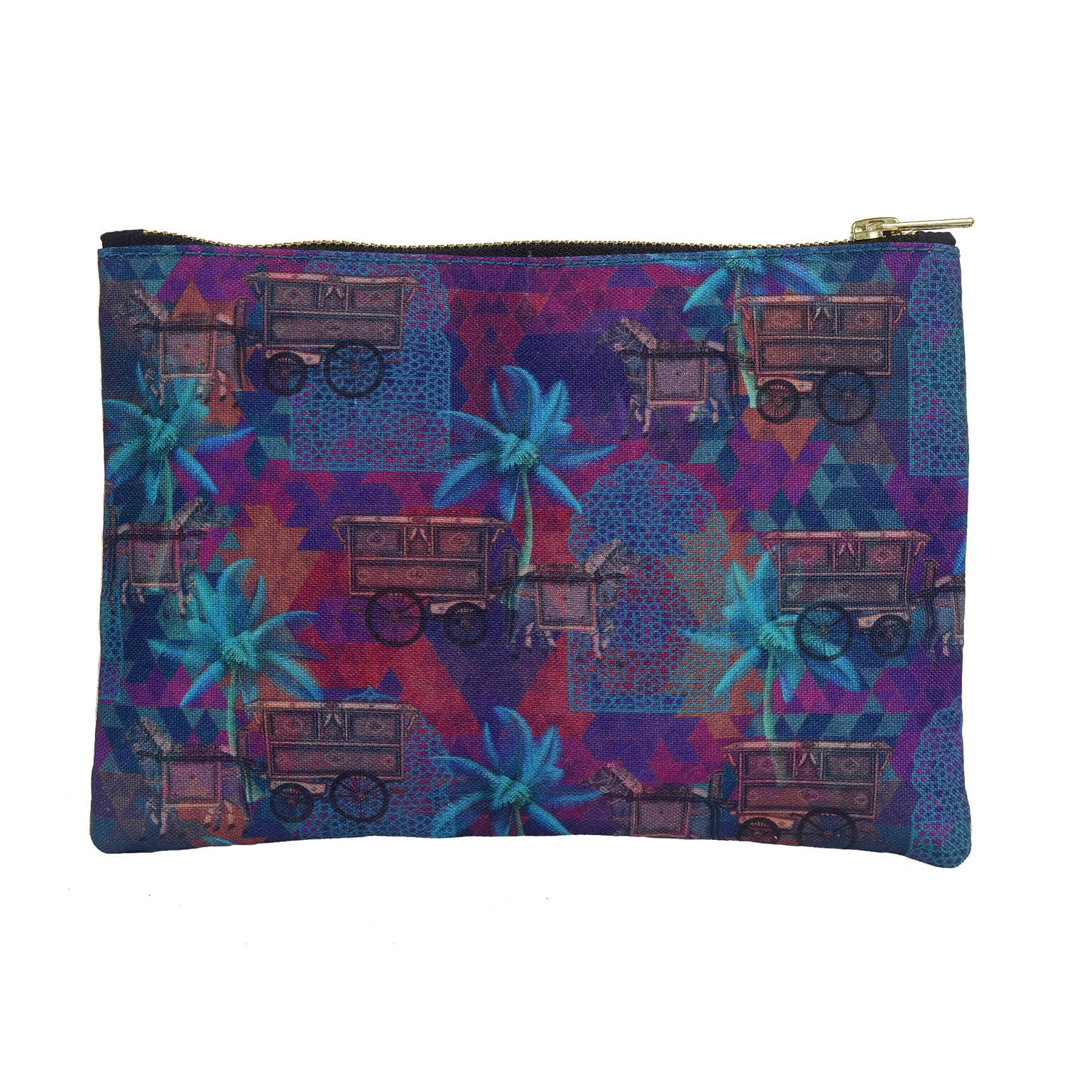 Horse Cart Handmade Utility Pouch
