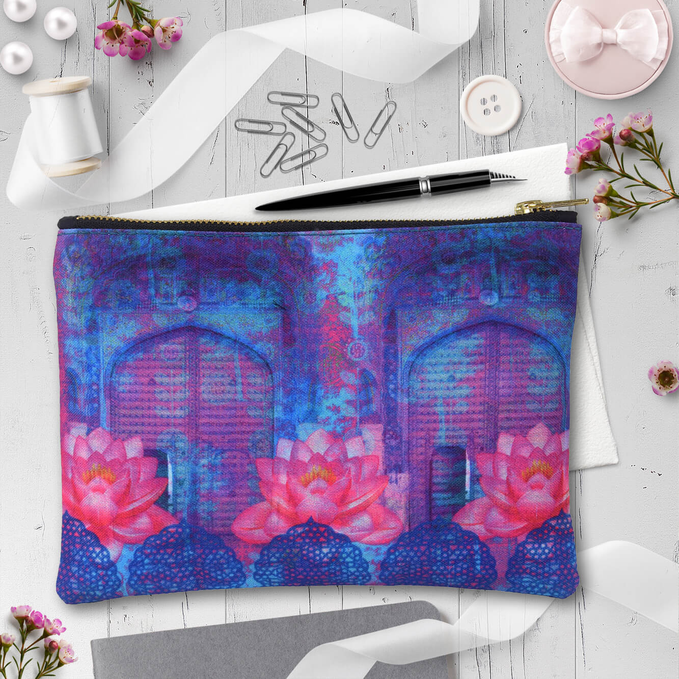 Rajasthani Door Cosmetic Pouch