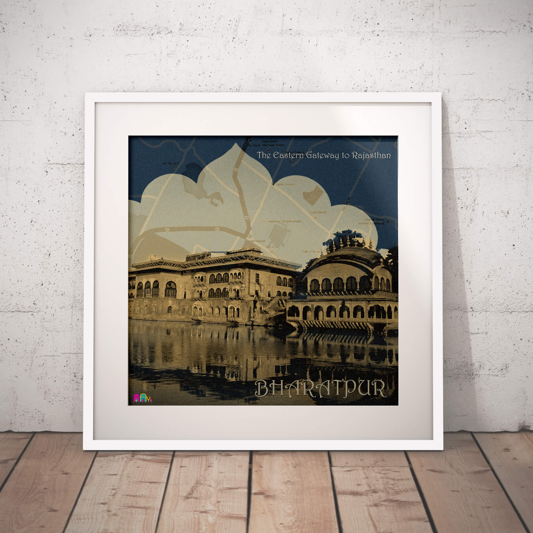 The Eastern Gateway of Rajasthan Art Print 12×12 Inches