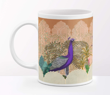 Printed Peacock Awesome Coffee Mug